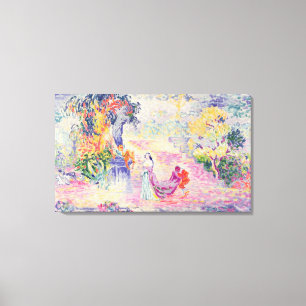 Lienzo Mujer en el parque, 1909 (aceite en lienzo)