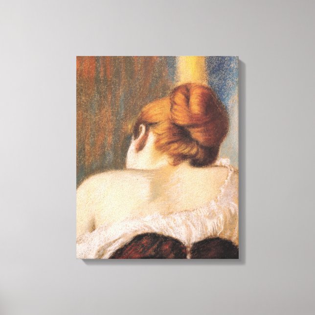 Lienzo Mujer en un corsé (por Federico Zandomeneghi) (Anverso)