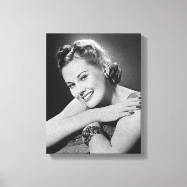 Lienzo Mujer glamurosa (Anverso)