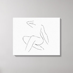 Lienzo Mujer hermosa