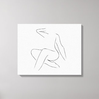 Lienzo Mujer hermosa