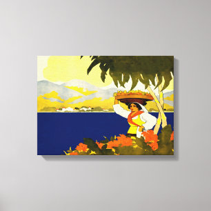 Lienzo Mujer jamaiquina