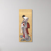 Mujer japonesa geisha, Hokusai, Ukiyo-e