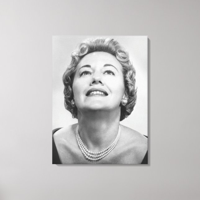 Lienzo Mujer mirando (Anverso)