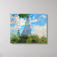 Mujer Monet Paraguas Impresionismo