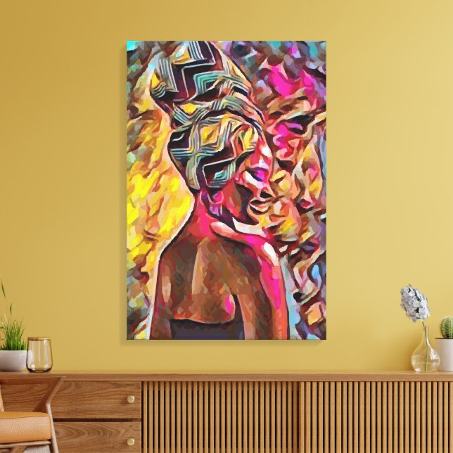 Lienzo Mujer negra (Insitu (Sala de estar))