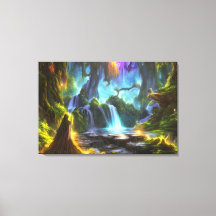 Mujer Pensiva | Naturaleza colorida | Fantasía