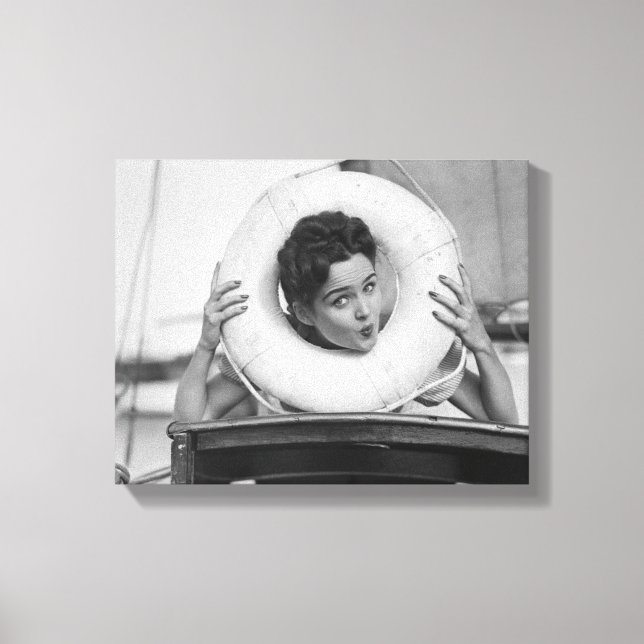 Lienzo Mujer Posando 3 (Anverso)