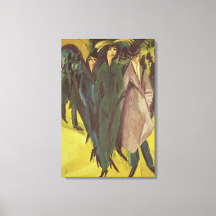 Lienzo Mujeres en la calle, 1915