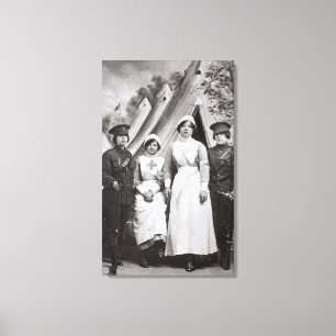 Lienzo Mujeres en la guerra, 1914-18