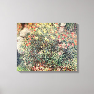 Lienzo Mujeres en las flores, 1875 de Claude Monet el  