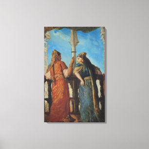 Lienzo Mujeres judías en el Balcón, Argel, 1849