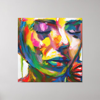 Lienzo mujeres tristes