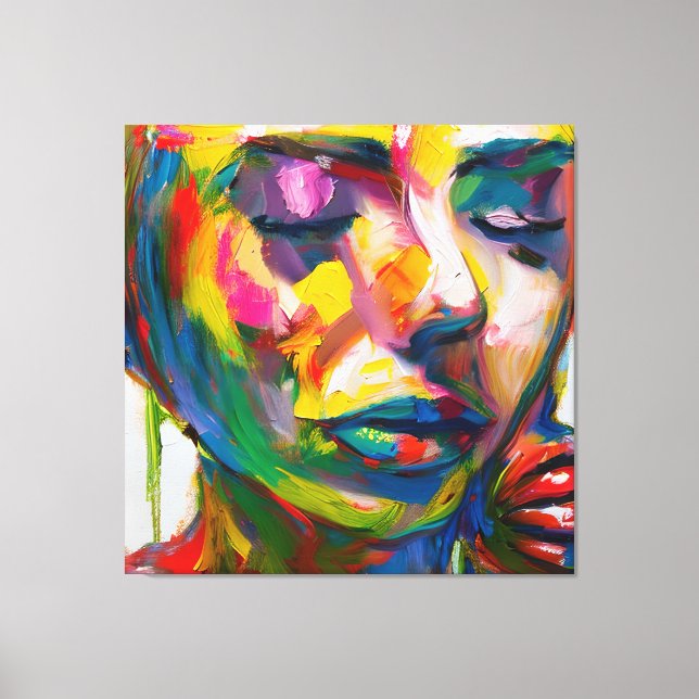 Lienzo mujeres tristes (Anverso)