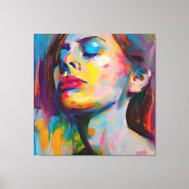 Lienzo Mujeres tristes  (Anverso)