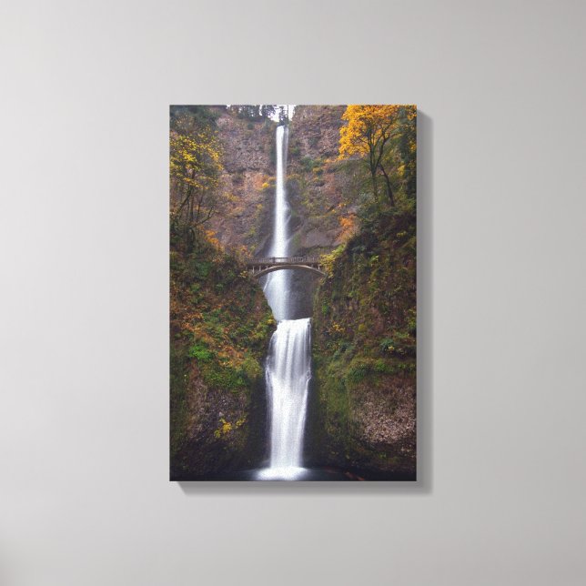 Lienzo Multnomah cae a finales de otoño (Anverso)