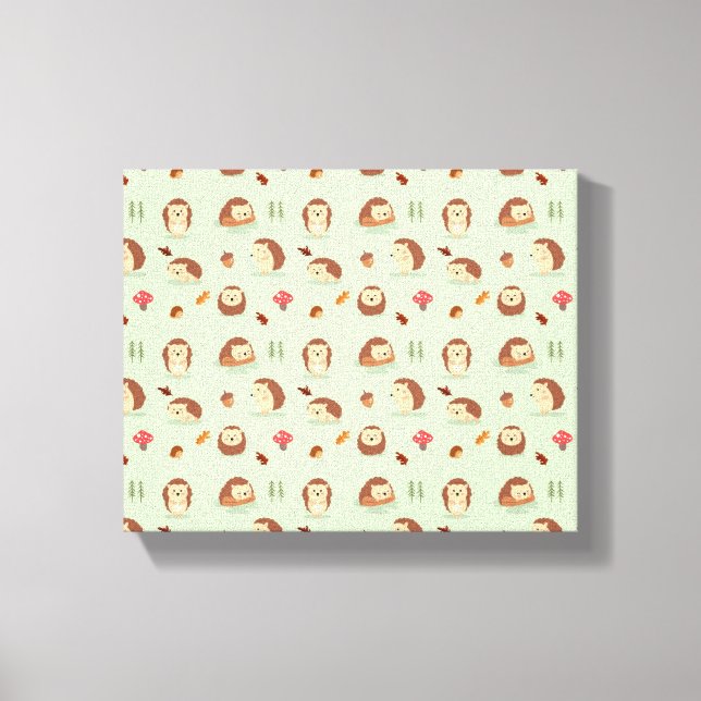 Lienzo Mundo de Hedgehog (Anverso)