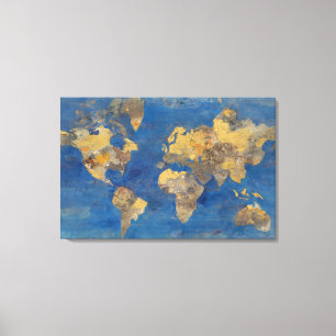 Lienzo Mundo de oro