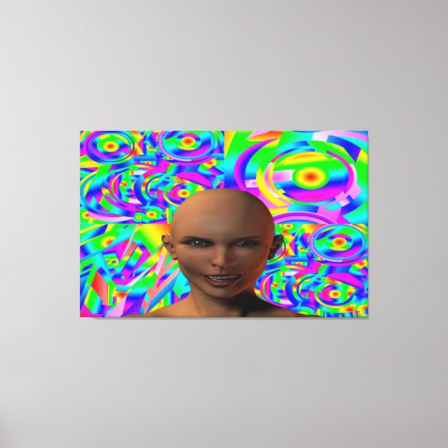 Lienzo Mundo de sueños (Anverso)