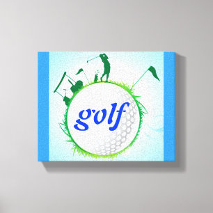 Lienzo Mundo del golf.