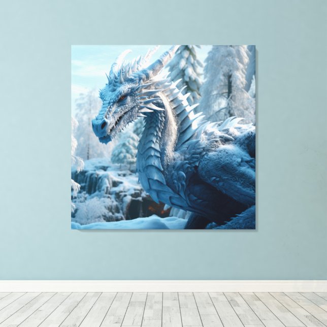 Lienzo Mundo Dragón (Insitu (piso de madera))