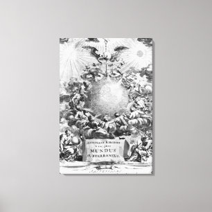 Lienzo Mundus Subterraneus de Athanasius Kircher