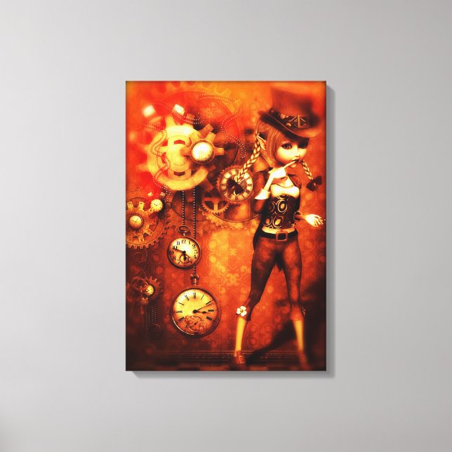 Lienzo Muñeca Steampunk (Anverso)