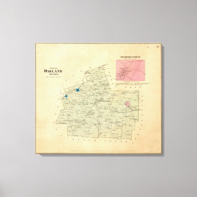 Lienzo Municipio de Oakland (Anverso)