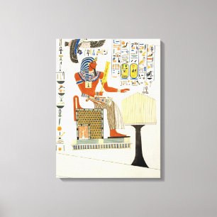 Lienzo Mural de las tumbas de los reyes de Thebes, disco