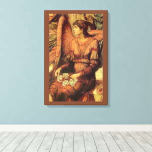 Lienzo Murallas de la Casa de Dios, Ángel por John Strudw