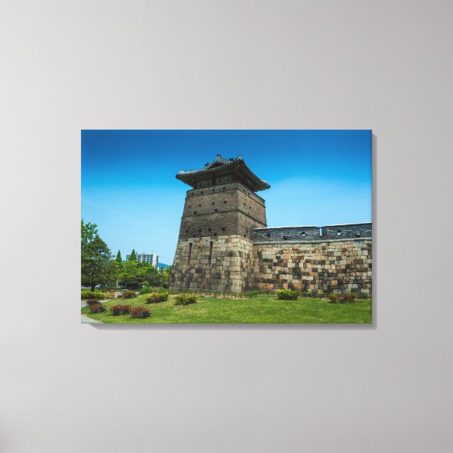 Lienzo Murallas de la fortaleza de Suwon (Anverso)
