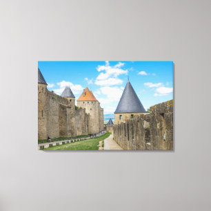 Lienzo Murallas medievales de Carcassonne
