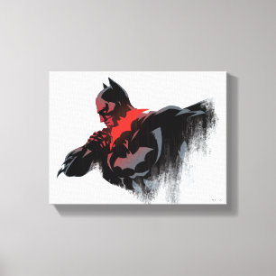 Lienzo Murciélago Batarang Carmesí