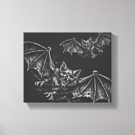 Lienzo Murciélago en Picada - por BurnsInHell
