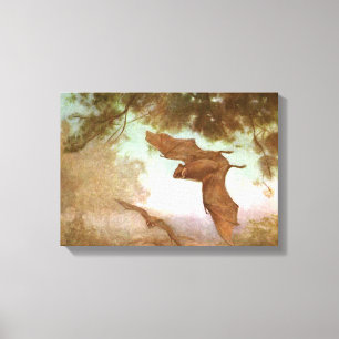 Lienzo Murciélagos Vampiros de CE Swan, Animales Salvajes