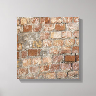 Lienzo Muro de ladrillo antiguo