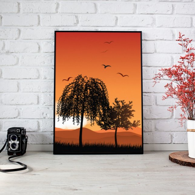 Lienzo Muro de montaña, pinturas de montañas (mountains landscape wall art, living room décor, above bed wall art, modern home décor, nursery wall)