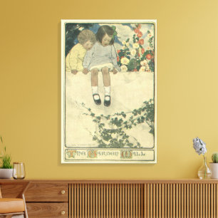 Lienzo Muro del Jardín Jessie Willcox Smith, Niños Antigu