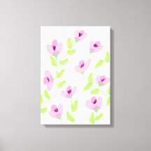 Muro rosa florido Art Varias Opciones De Tamaño