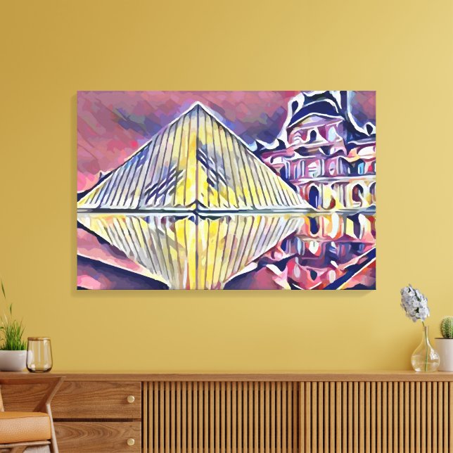 Lienzo Museo del Louvre (Insitu (Sala de estar))