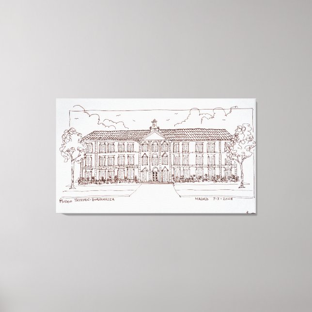 Lienzo Museo Thyssen-Bornemisza | Madrid (España) (Anverso)