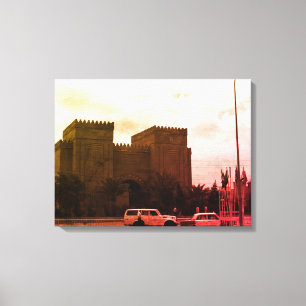 Lienzo Museo vintage de Bagdad Irak
