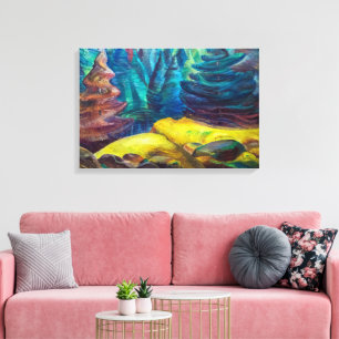 Lienzo Musgo Amarillo Emily Carr
