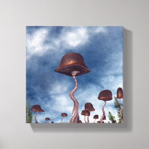 Lienzo Mushroom Garden