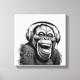 Lienzo Music Ape