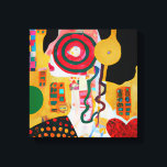 Lienzo Música pop<br><div class="desc">Celebra tu amor por la música pop con esta vibrante colección de decoraciones fiestas de música pop, decoración casera, utensilios de cocina, ropa y más! Ya sea que estés alojando un bash con temática musical, reparando tu espacio vital o actualizando tu armario, estos diseños son perfectos para los amantes de...</div>