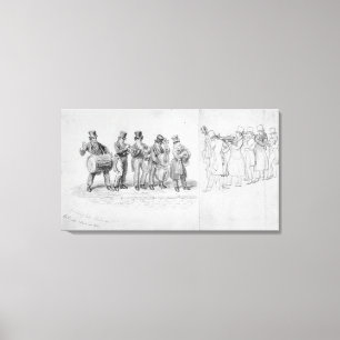 Lienzo Músicos de la calle de Londres, c.1820-30