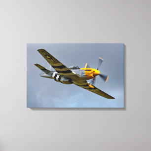 Lienzo Mustang 'Ferocious Frankie', P-51D norteamericano