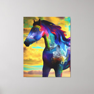 Lienzo Mustang Horse