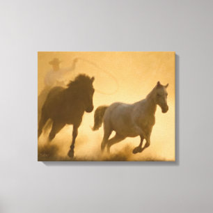 Lienzo Mustang roundup